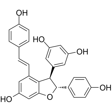 epsilon-Viniferin Structure