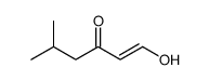 1-hydroxy-5-methylhex-1-en-3-one结构式