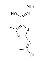 N-[5-(hydrazinecarbonyl)-4-methyl-1,3-thiazol-2-yl]acetamide Structure