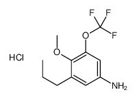 4-methoxy-3-propyl-5-(trifluoromethoxy)aniline,hydrochloride结构式