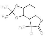 8-chloro-2,2,8-trimethyl-3a,4,5,5a,8a,8b-hexahydro-[1,3]dioxolo[4,5-e][1]benzofuran-7-one Structure