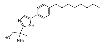 2-amino-2-[5-(4-octyl-phenyl)-1H-imidazol-2-yl]-propan-1-ol Structure