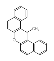 14-Methyl-14H-dibenzo[a,j]xanthene结构式