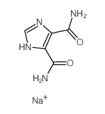 1H-imidazole-4,5-dicarboxamide; sodium structure