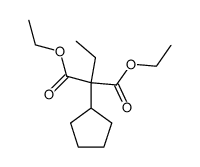 ethyl-cyclopentyl-malonic acid diethyl ester结构式