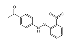 1-(4-(((2-nitrophenyl)thio)amino)phenyl)ethan-1-one结构式