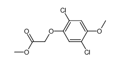 (2,5-Dichloro-4-methoxyphenoxy)acetic acid methyl ester Structure