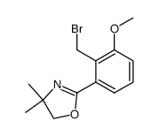 2-[2-(bromomethyl)-3-methoxyphenyl]-4,4-dimethyl-2-oxazoline Structure