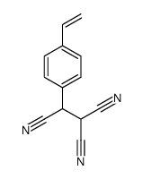 2-(4-ethenylphenyl)ethane-1,1,2-tricarbonitrile Structure