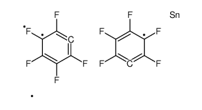 DIMETHYLBIS(PENTAFLUOROPHENYL)TIN结构式