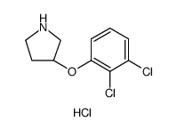 3-(2,3-DICHLOROPHENOXY)PYRROLIDINE HYDROCHLORIDE structure