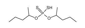 dithiophosphoric acid O,O'-bis-(1-methyl-butyl) ester Structure