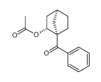 (1S,2R,4S)-1-benzoylbicyclo[2.2.1]heptan-2-yl acetate结构式