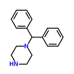 N-Benzhydrylpiperazine Structure