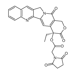 camptothecin-20-(N-succinimidoglycinate) Structure