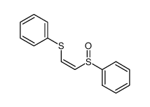 (Z)-1-phenylsulfinyl-2-phenylsulfanylethylene Structure