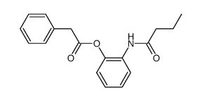 1-butyrylamino-2-phenylacetoxy-benzene结构式