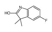 3,3-dimethyl-5-fluorooxindole Structure