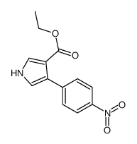 4-(4-NITROPHENYL)-1H-PYRROLE-3-CARBOXYLIC ACID ETHYL ESTER structure