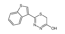 2-(1-benzothiophen-3-yl)-4H-1,3,4-thiadiazin-5-one Structure