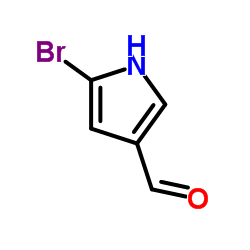 5-BroMo-1H-Pyrrole-3-carboxaldehyde Structure