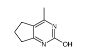 2H-Cyclopentapyrimidin-2-one, 1,5,6,7-tetrahydro-4-methyl- (9CI) Structure