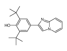 2,6-ditert-butyl-4-imidazo[1,2-a]pyridin-2-ylphenol Structure