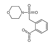 4-[(2-nitrophenyl)methylsulfonyl]morpholine Structure