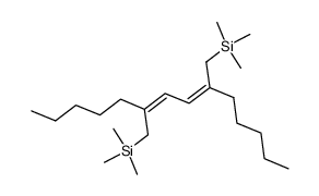 (6Z,8Z)-6,9-Bis-trimethylsilanylmethyl-tetradeca-6,8-diene Structure