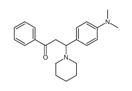 3-[4-(dimethylamino)phenyl]-1-phenyl-3-piperidin-1-ylpropan-1-one Structure