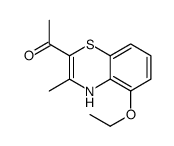 1-(5-ethoxy-3-methyl-4H-1,4-benzothiazin-2-yl)ethanone结构式