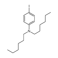 N,N-dihexyl-4-iodoaniline结构式