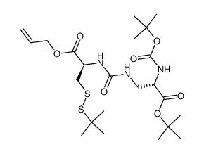 Boc-γ-Gla[-Cys(StBu)-OAll]-OtBu结构式