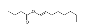 oct-1-enyl 2-methylbutanoate结构式