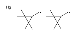 bis[(2,2,3,3-tetramethylcyclopropyl)methyl]mercury Structure