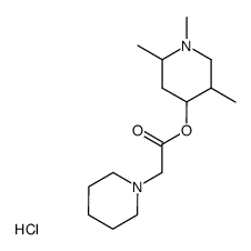 piperidino-acetic acid-(1,2,5-trimethyl-[4]piperidylester); dihydrochloride Structure