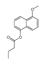 1-Butyryloxy-5-methoxynaphthalin Structure