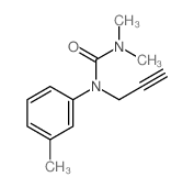 1,1-dimethyl-3-(3-methylphenyl)-3-prop-2-ynyl-urea Structure