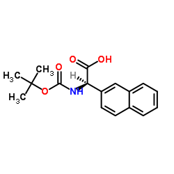 (R)-2-((叔丁氧基羰基)氨基)-2-(萘-2-基)乙酸图片
