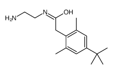 N-(2-aminoethyl)-4-tert-butyl-2,6-xylylacetamide structure