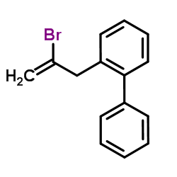 2-(2-Bromo-2-propen-1-yl)biphenyl结构式