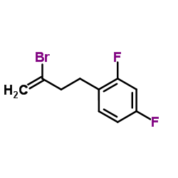 1-(3-Bromo-3-buten-1-yl)-2,4-difluorobenzene structure