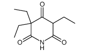 3,3,5-triethyl-piperidine-2,4,6-trione结构式