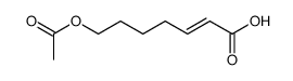 7-Acetoxyhept-2-ensaeure Structure