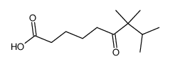 7,7,8-trimethyl-6-oxo-nonanoic acid Structure