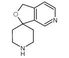 螺[呋喃并[3,4-c]吡啶-3(1H),4’-哌啶]结构式