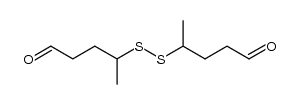 4,4'-disulfanediyldipentanal结构式