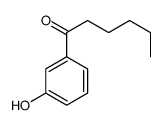 1-(3-hydroxyphenyl)hexan-1-one Structure