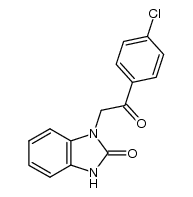 1-(2-(4-chlorophenyl)-2-oxoethyl)-1H-benzo[d]imidazol-2(3H)-one Structure