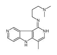 n,n-dimethyl-n'-(4-methyl-5h-pyrrolo[3,2-c:4,5-c']dipyridin-1-yl)propane-1,3-diamine结构式